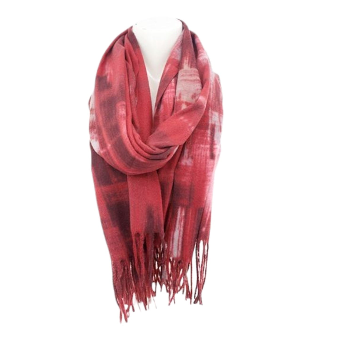 Winter Damen Schal Soft Cashmera » Winterschal Picasso » Fransenschal » Damenschal 180 x 70 cm