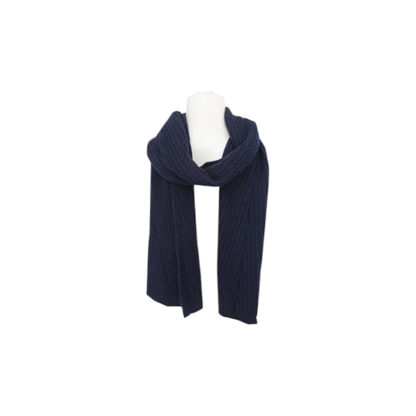 Herren Schal Alpaka Touch » Gerippter Herrenschal mit Wendeoptik » Winter Halstuch Doppelseitig » Strickschal 180x21cm