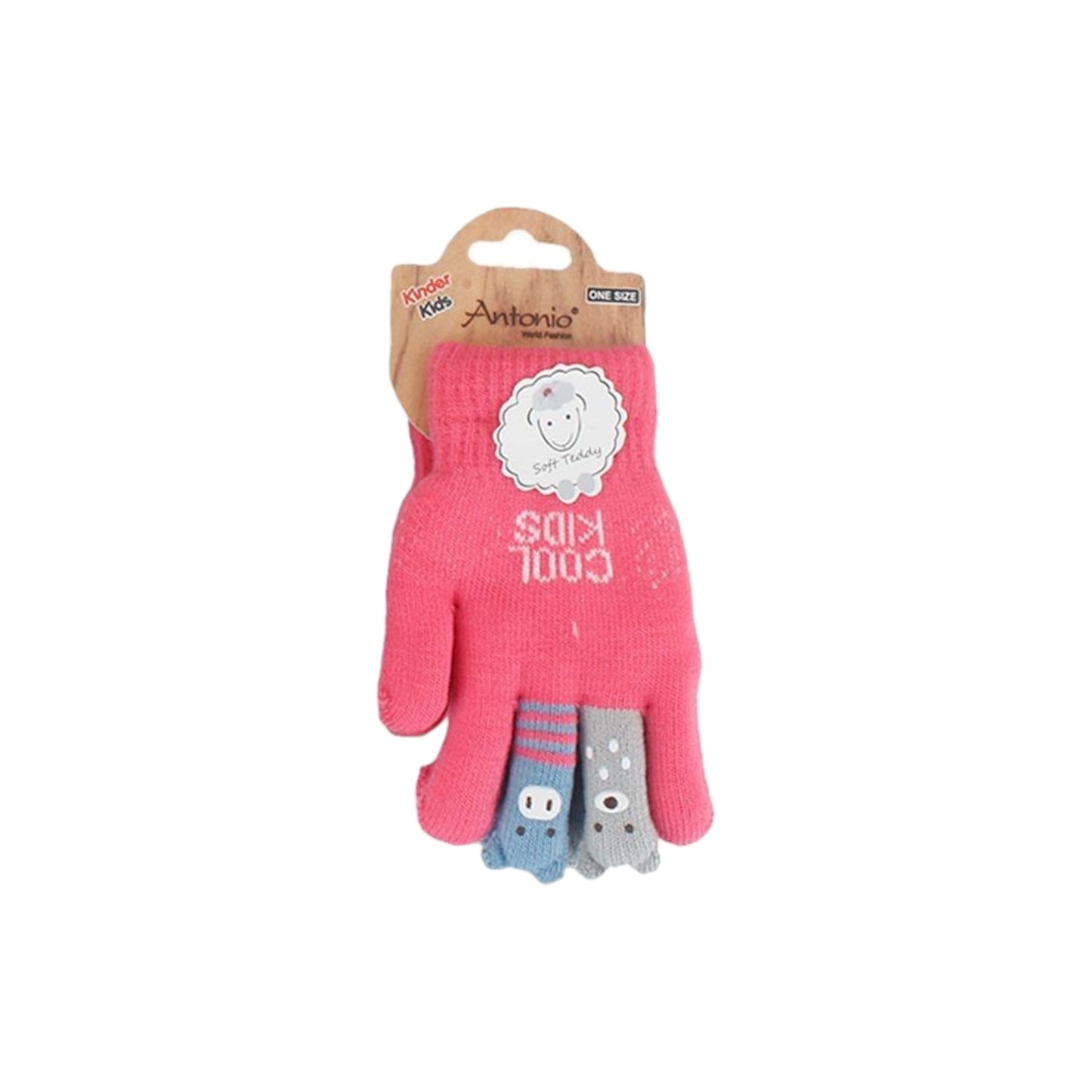 Kinder Winter Handschuhe » Kinderhandschuhe mit Tier Fingern » Fingerhandschuhe » teilweise mit Teddyfutter