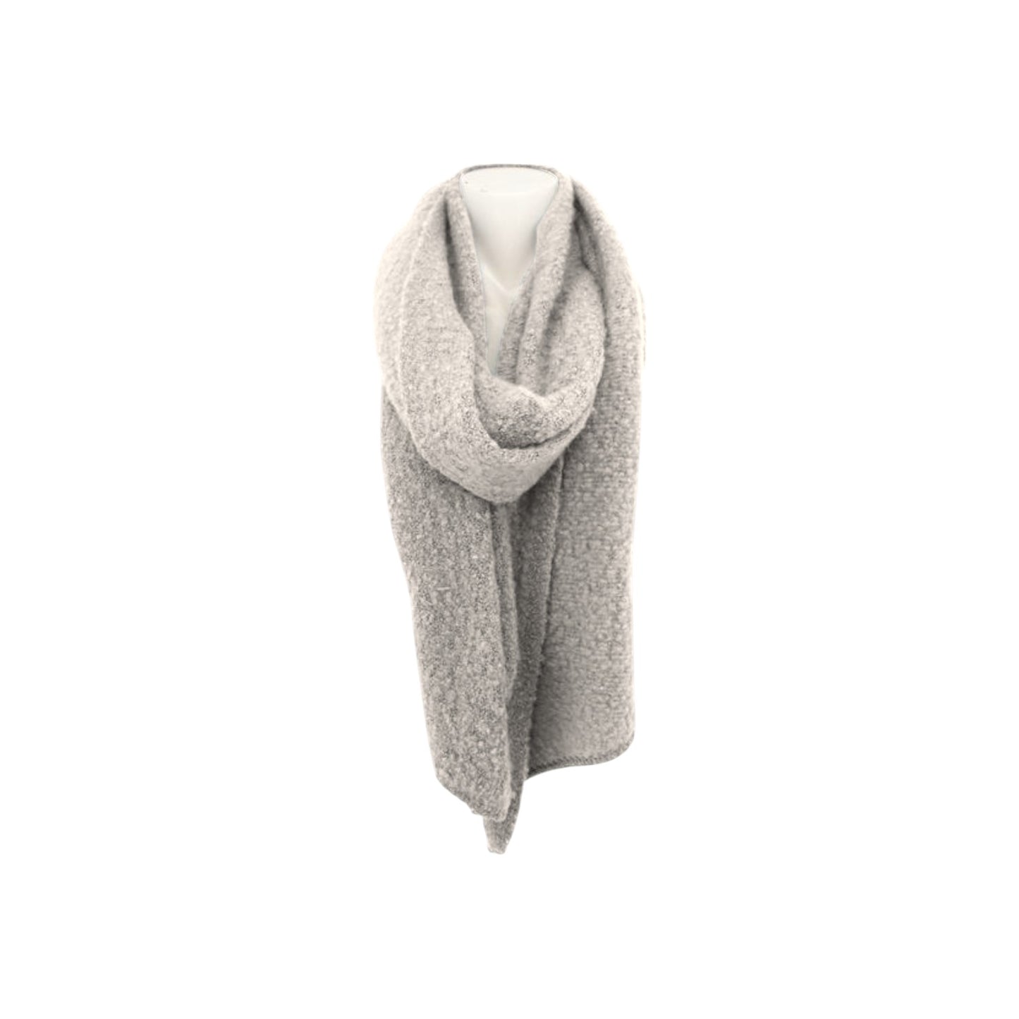 Winter Damen Schal Trapez » Bouclé Damenschal 200x40 cm » Winterschal Trapezschal » Alpaca Touch-Feeling | weich & flauschig