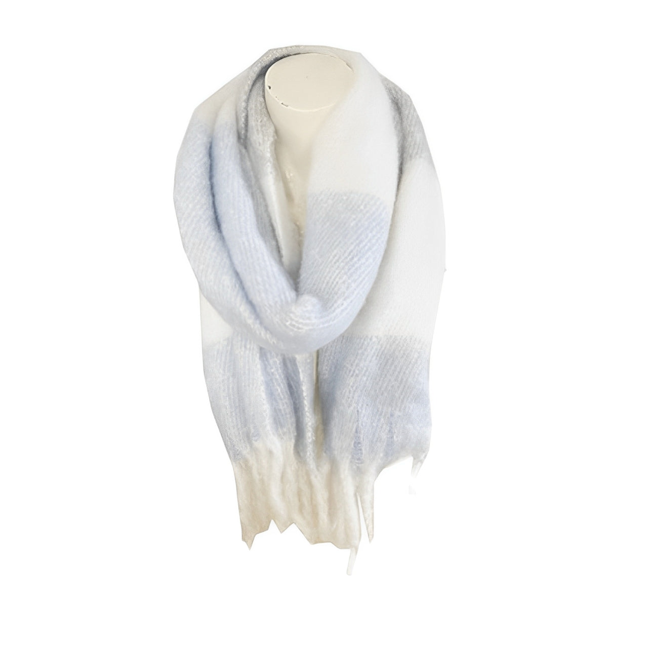Winter Damen Schal » Winterschal Dreads Faith » warmer Damenschal mit Fransen » Winter Volumen Schal