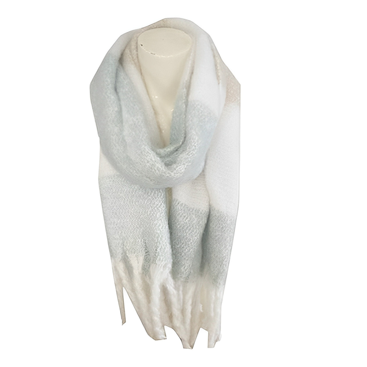 Winter Damen Schal » Winterschal Dreads Faith » warmer Damenschal mit Fransen » Winter Volumen Schal 180x50cm