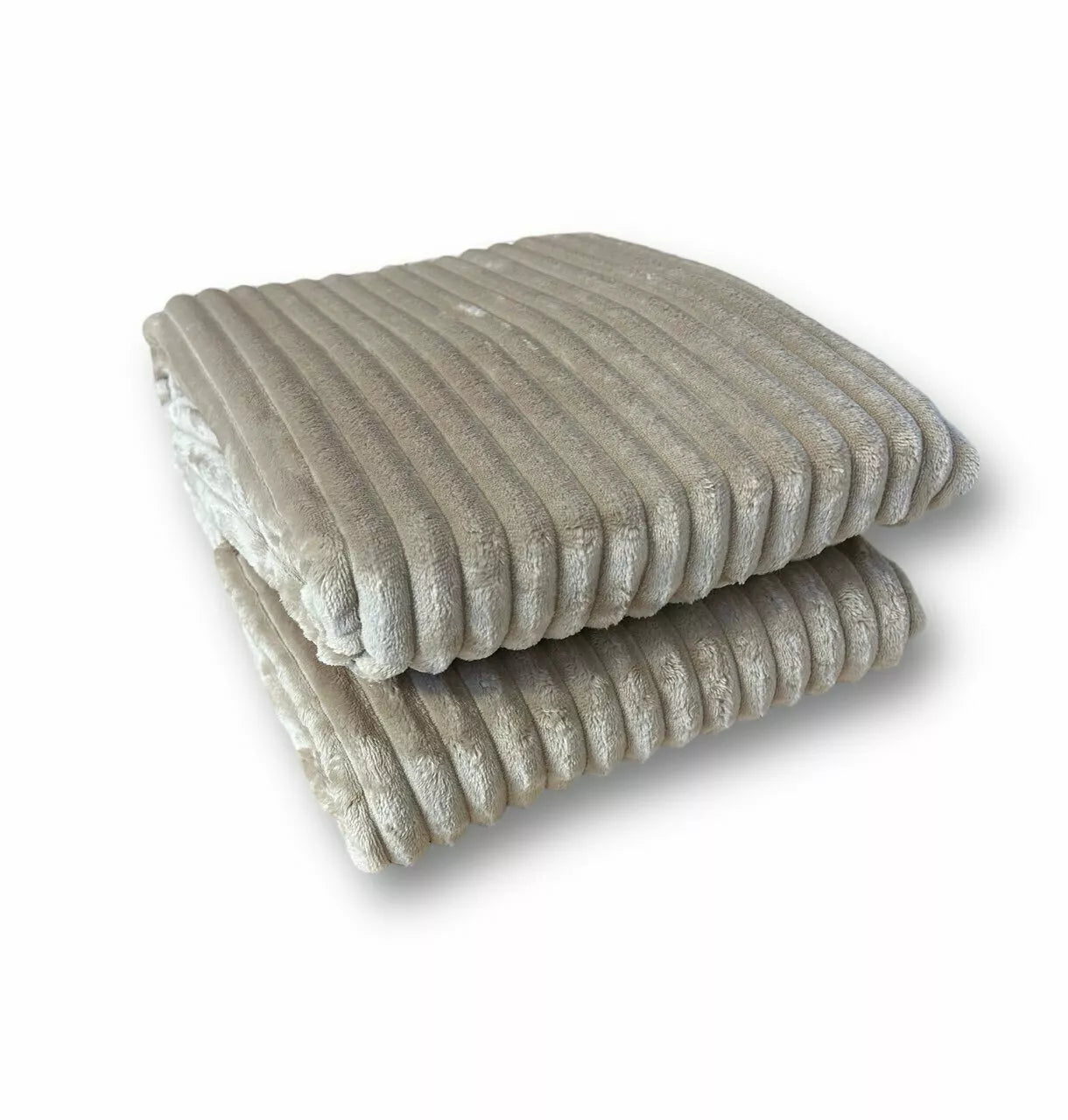 Wohndecke in Cord Optik » Kuscheldecke 150 x 200 cm » Tagesdecke Flanell » Wohndecke 260 g/m²