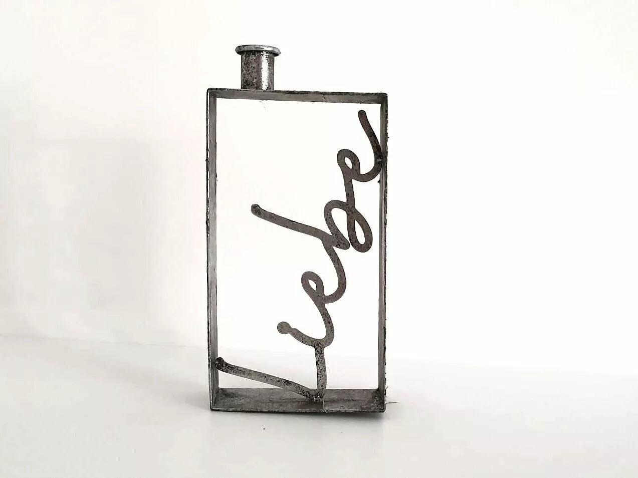 Kerzenständer 21 x 12 cm » Kerzenhalter » Liebe Geschenk » robuster Leuchter » Deko Kerzen Halter aus Handarbeit