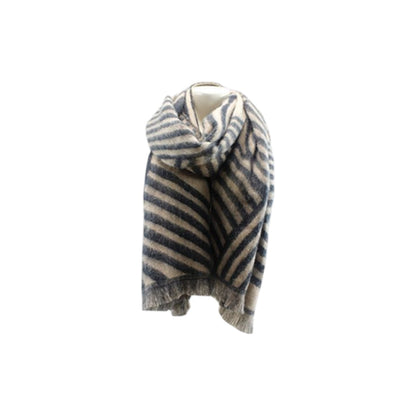 Winter Damen Schal Fashion Mix Lurex » Winterschal Cashmera » Fransenschal 190 x 45 cm » warmer Damenschal mit Fransen & glitzer