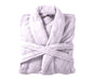 Bademantel flauschig » Saunamantel in Teddy-Plüsch Qualität » leichter/dünner Morgenmantel 100 cm lang » unisex