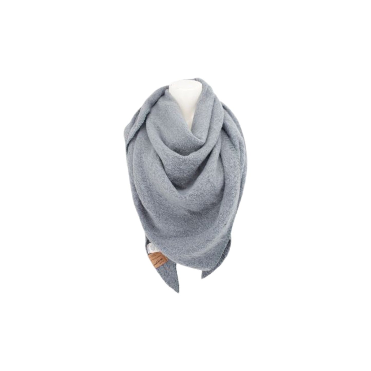 Winter Damen Schal Bouclé » Damenschal » Dreiecksschal 200x70 cm » Winterschal Alpaca Touch-Feeling » weich & flauschig