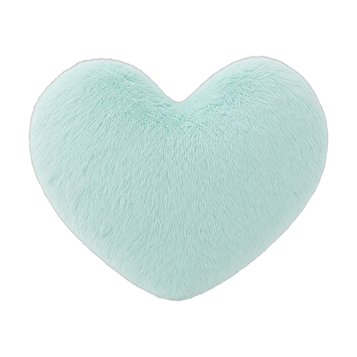 Herzkissen » Kuschelkissen 45 x 45 cm » weiches Herz Kissen » Dekokissen » Zierkissen aus Kunstfell