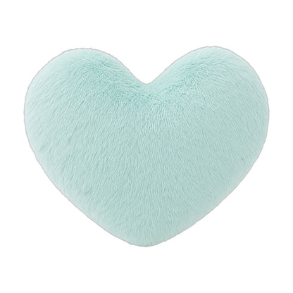 Herzkissen » Kuschelkissen 45 x 45 cm » weiches Herz Kissen » Dekokissen » Zierkissen aus Kunstfell