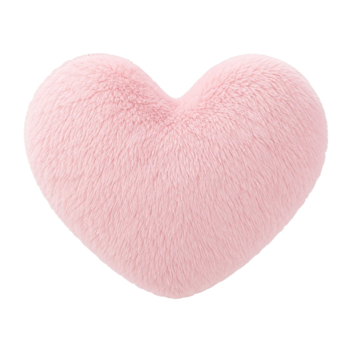 Herzkissen » Kuschelkissen 45 x 45 cm » weiches Herz Kissen » Dekokissen » Zierkissen aus Kunstfell