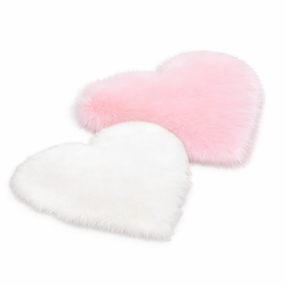 Herzteppich » Flauschiger Teppich in Herzform » Herz Teppich »  Zierteppich I Vorleger