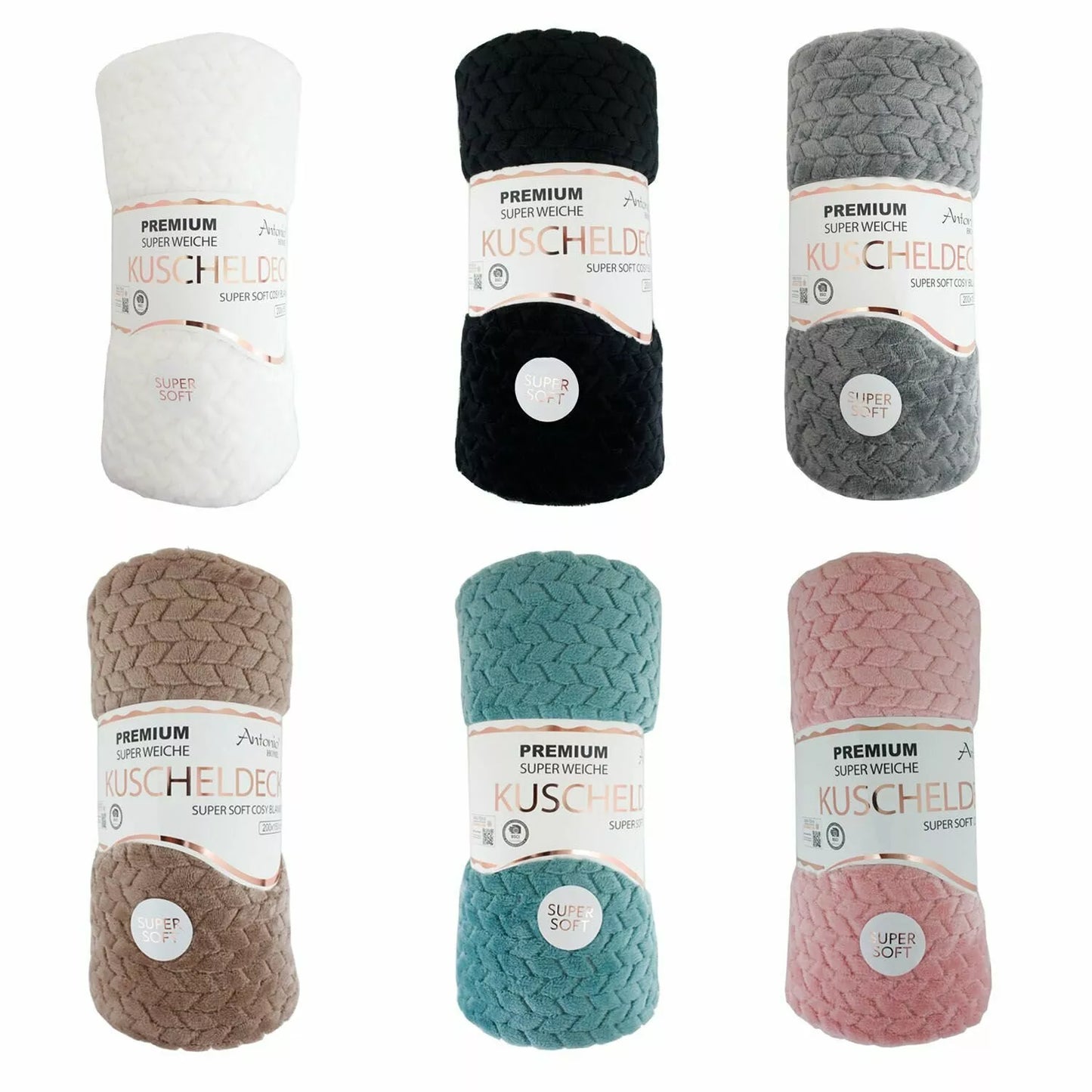 Günstige Jacquard Wohndecke » Kuscheldecke 150x200cm » Couchdecke leichter Flanell » Tagesdecke