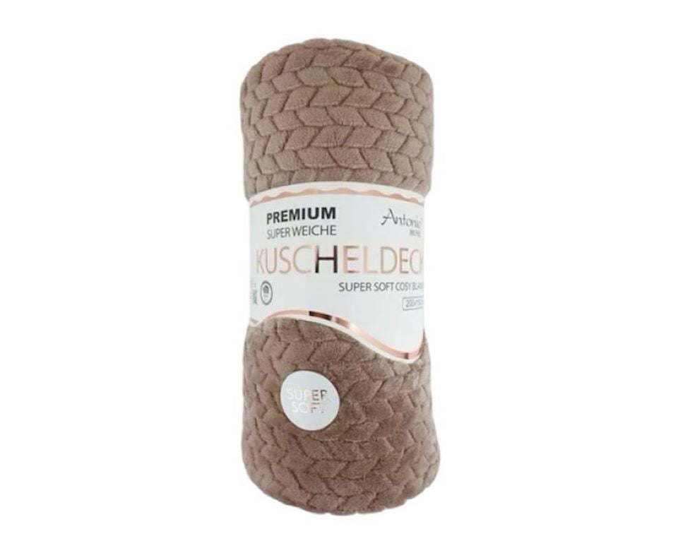Günstige Jacquard Wohndecke » Kuscheldecke 150x200cm » Couchdecke leichter Flanell » Tagesdecke