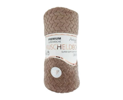 Günstige Jacquard Wohndecke » Kuscheldecke 150x200cm » Couchdecke leichter Flanell » Tagesdecke