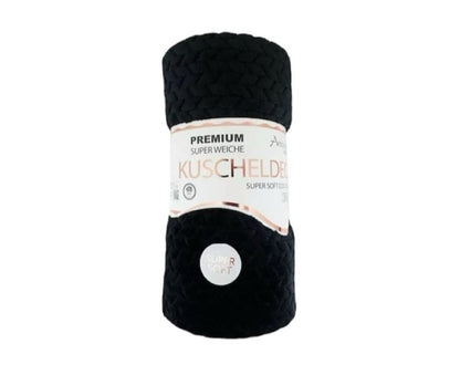 Günstige Jacquard Wohndecke » Kuscheldecke 150x200cm » Couchdecke leichter Flanell » Tagesdecke