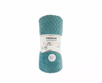 Günstige Jacquard Wohndecke » Kuscheldecke 150x200cm » Couchdecke leichter Flanell » Tagesdecke