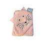 Baby Kapuzenbadetuch mit niedlichem Tier » Badetuch 76 x 76 cm » Kleinkind Bade Handtuch mit Kapuze » 100% reine Baumwolle