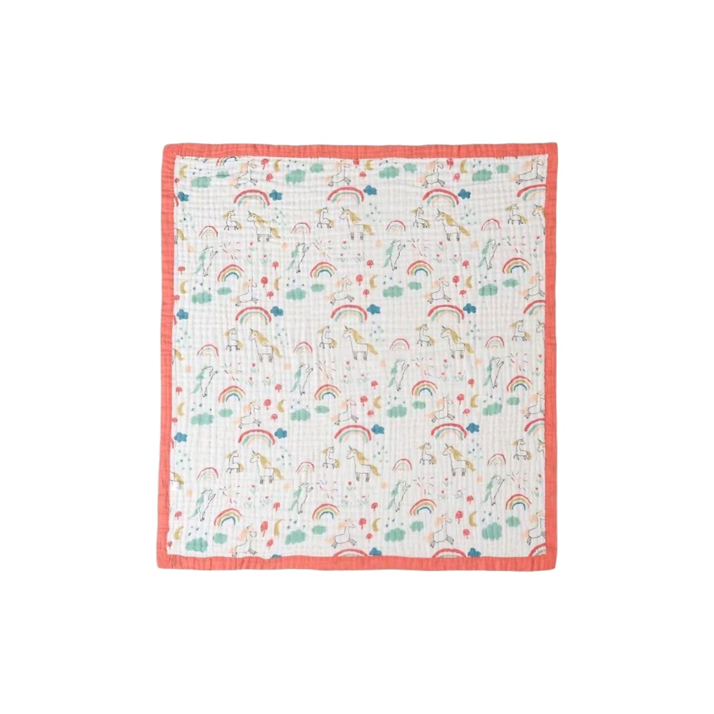 Baby Krabbeldecke » weiche Decke aus 100% Baumwolle » Babydecke 110x110cm » für Babys & Kleinkinder