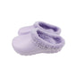 Damen Clogs » Hausschuhe mit Teddy Kunstfell » Damenschuhe » gefütterte Slipper » Winter & Herbst Garten Schuhe