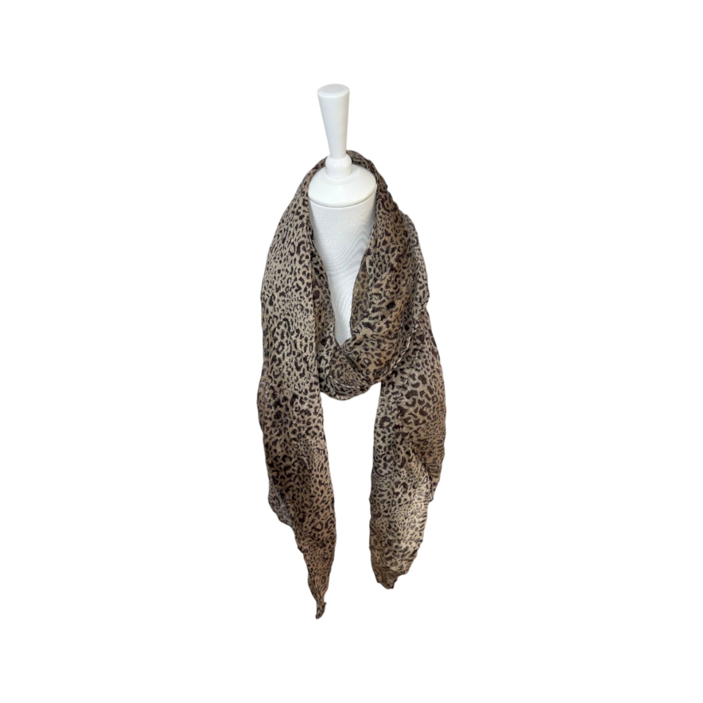 Sommer Damen Schal » Beige Collection » leichter Sommerschal 180 x 80 cm » Halstuch mit verschiedenen Mustern in Beige & Braun » Damenschal weich & dünn