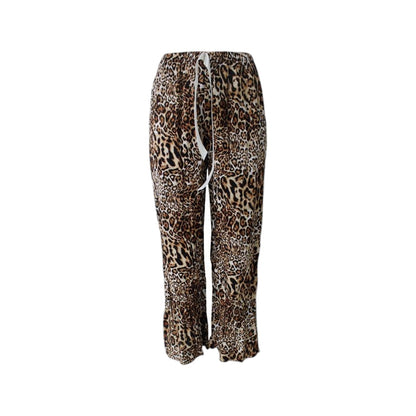 Sommer Damen Hose » Leichte Hose Leo Edition » bequeme Freizeithose "Loose Style" » Damen Sommerhose & Stoffhose » für Freizeit & Alltag