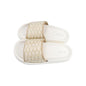 Damen Pantoletten » Badelatschen naturfarben » Badeschuhe mit dicker Sohle » Slipper & Hausschuhe » moderne Sommerschuhe