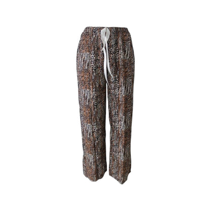 Sommer Damen Hose » Leichte Hose Leo Edition » bequeme Freizeithose "Loose Style" » Damen Sommerhose & Stoffhose » für Freizeit & Alltag