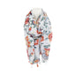 Sommer Damen Schal Blumen » leichter Sommerschal 180 x 80 cm » Halstuch mit Blumenmuster » Damenschal weich & dünn