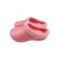 Damen Clogs » Hausschuhe mit Teddy Kunstfell » Damenschuhe » gefütterte Slipper » Winter & Herbst Garten Schuhe
