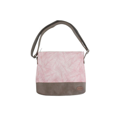 Damen Schulter Tasche » Tropische Blumen » Mädchen Umhängetasche » 28 x 32 cm » Damen Handtasche » leichte Tasche mit Reißverschluss und Schultergurt