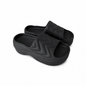 Damen Pantoletten » Badelatschen mit Wellenmuster » Badeschuhe mit dicker Sohle » Slipper