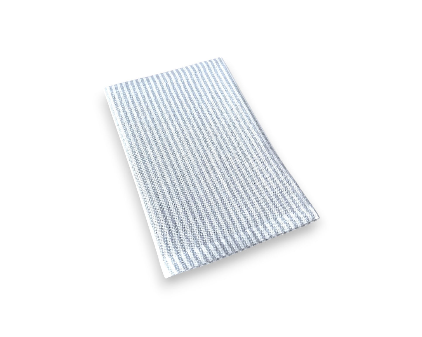 4er-Pack Servietten Set » 40 x 40 cm Stoffservietten mit Glitzer Streifen » elegante Tischservietten aus Baumwolle » wiederverwendbare Tücher für Hochzeit, Feier & Gastronomie