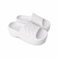 Damen Pantoletten » Badelatschen mit Wellenmuster » Badeschuhe mit dicker Sohle » Slipper