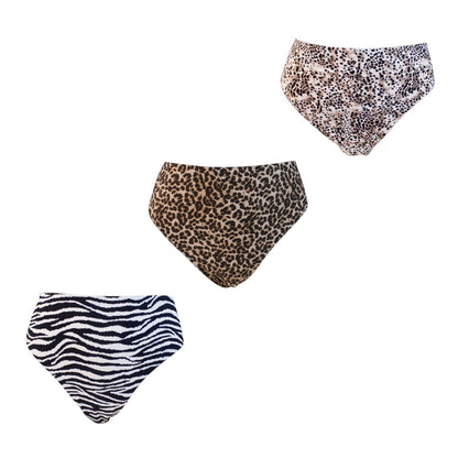 2er Pack Sommer Damen Slips » Damen Unterhose in Leo Print » Unterwäsche » Wäsche & Loungewear