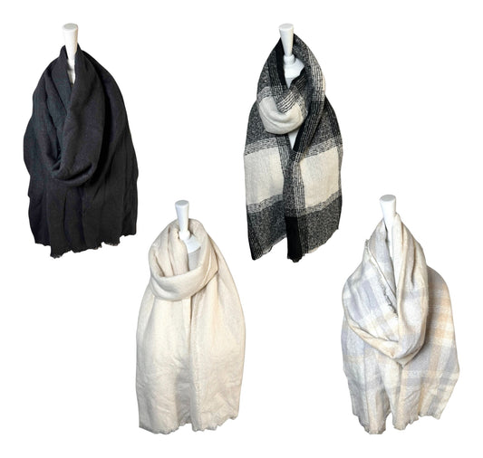 Winter Damen Schal » Winterschal » Winterfarben » Damenschal ca. 65 x 188 cm