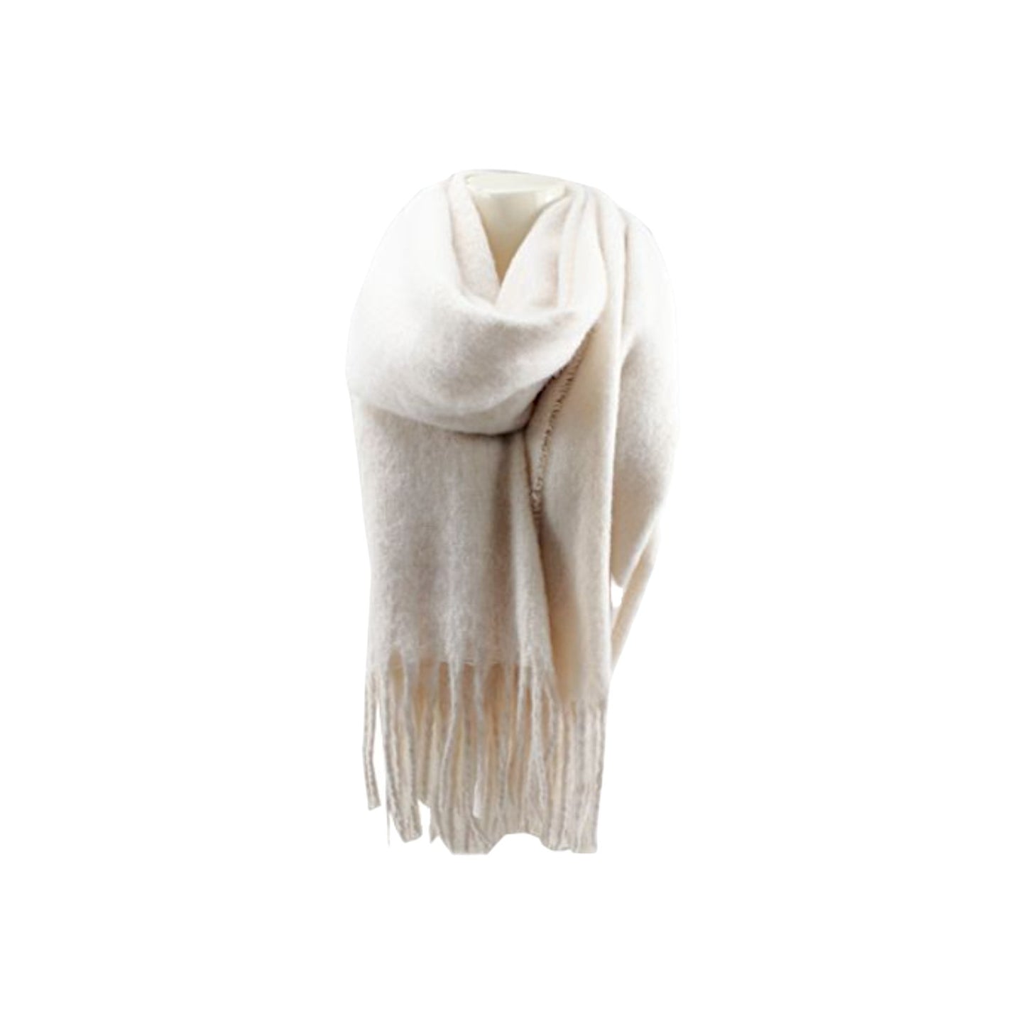 Winter Damen Schal » Winterschal Cashmera Soft Lurex » Fransenschal 180 x 60 cm » warmer Damenschal mit Fransen & feinen Glitzerfäden