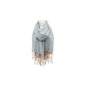 Damen Winter Schal » Winterschal 175 x 70 cm » Fransenschal mit Paisleymuster » Blumen Muster » seidig weich