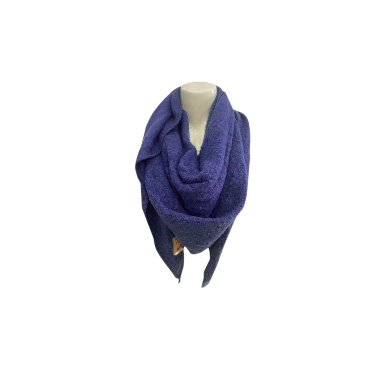 Winter Damen Schal Bouclé » Damenschal » Dreiecksschal 200x70 cm » Winterschal Alpaca Touch-Feeling » weich & flauschig