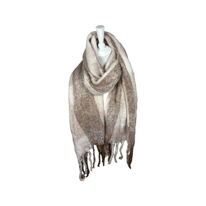 Winter Damen Schal » Winterschal Dreads Faith » warmer Damenschal mit Fransen » Winter Volumen Schal 180x50cm