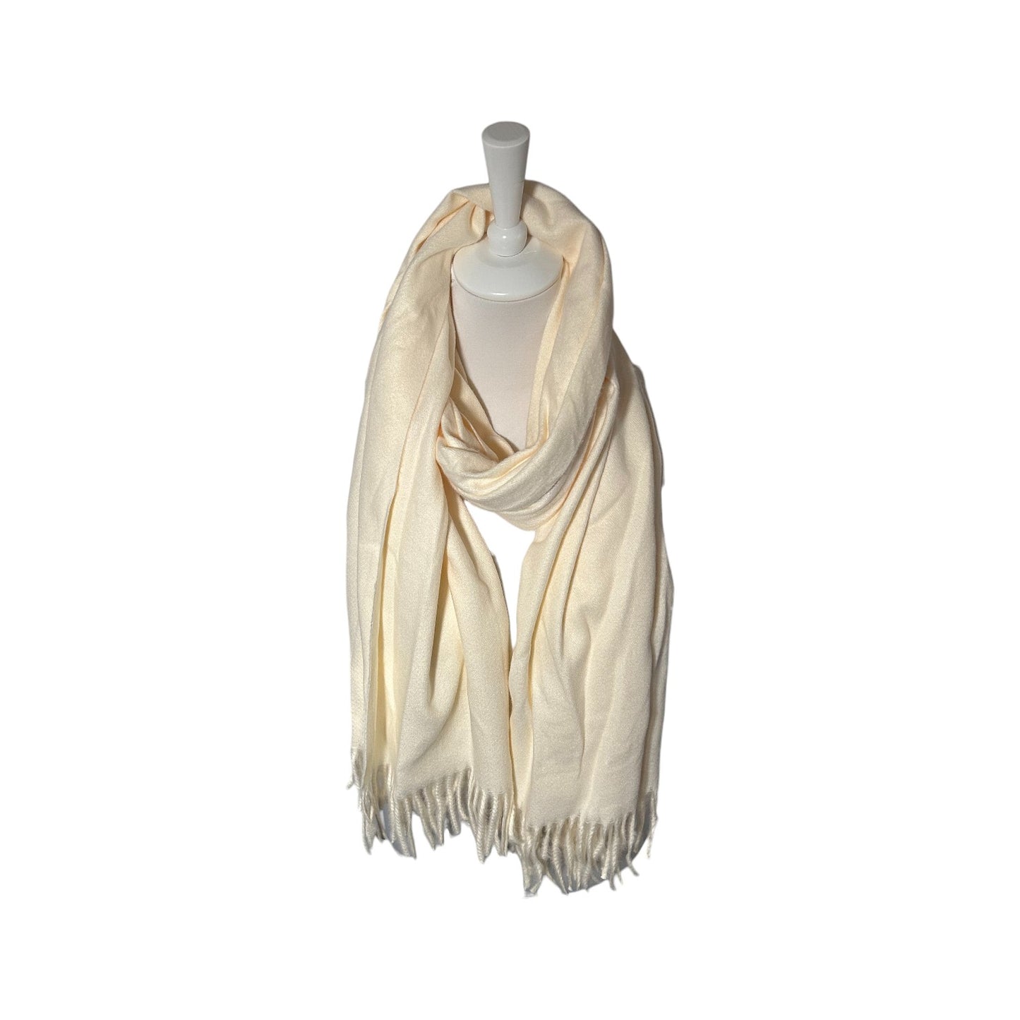 Winter Damen Fransenschal » XL Damenschal » weiches Cashmera » Winterschal 180x68cm