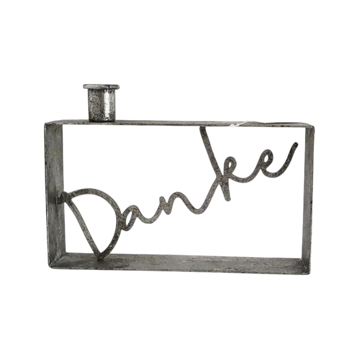 Kerzenständer 21 x 12 cm » Kerzenhalter »  Geschenk als Danke » robuster Leuchter » Deko Kerzen Halter aus Handarbeit