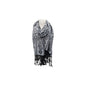 Damen Winter Schal » Winterschal 175 x 70 cm » Fransenschal mit Paisleymuster » Blumen Muster » seidig weich