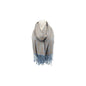 Damen Winter Schal » Winterschal 175 x 70 cm » Fransenschal mit Paisleymuster » Blumen Muster » seidig weich