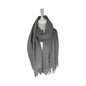Winter Damen Fransenschal » XL Damenschal » weiches Cashmera » Winterschal 180x68cm