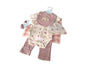 Baby Starter-Set » Geschenk Set aus Body, Hose, Lätzchen, Socken & Mütze » Geschenkidee für Babyparty » Baby Geschenk-Set für die Babyparty
