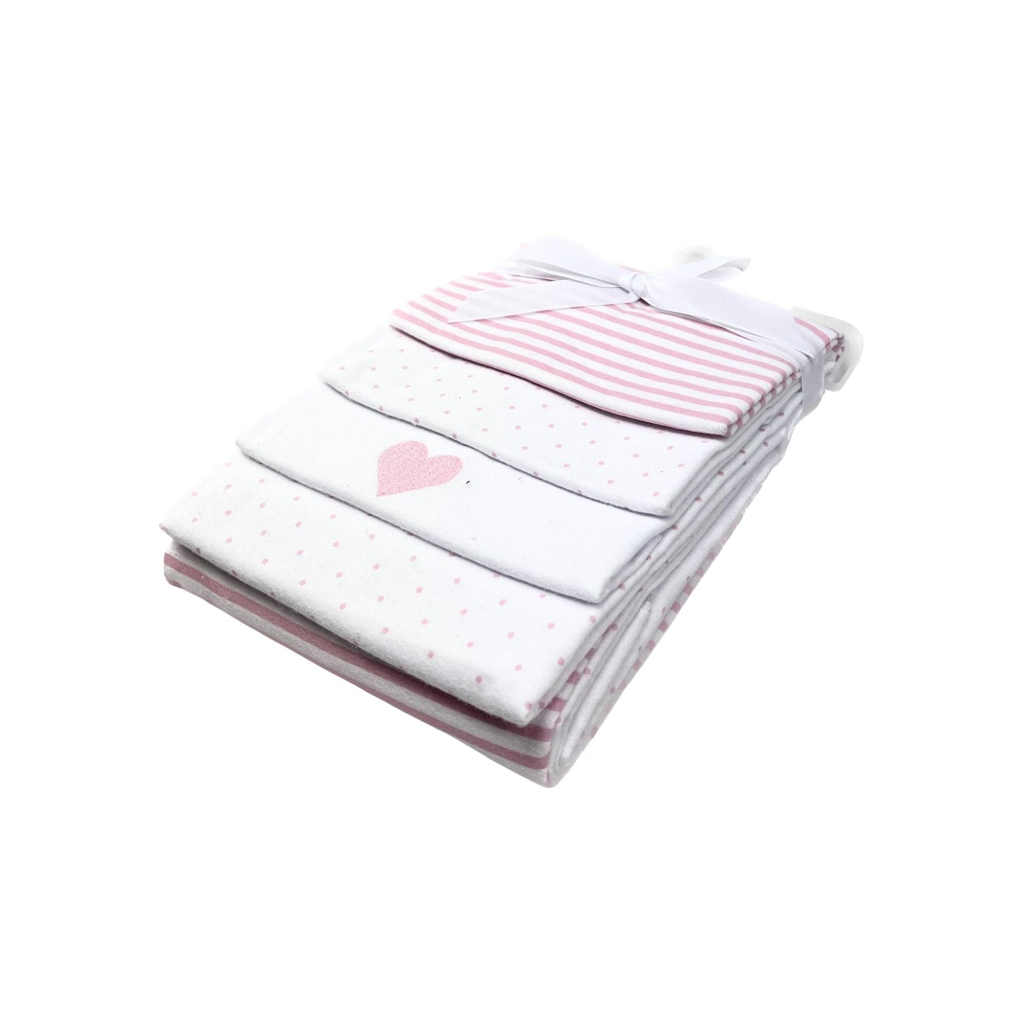 4er Pack Moltontücher » Geschenkset » Baby Spucktuch 76 x 76 cm » Wickelunterlage aus Baumwolle » leichte Decke & Stilltuch » Baby Starter-Set