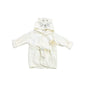 Frottée Baby Bademantel mit Tiergesicht » Morgenmantel & Kleinkinder Badetuch » 100% Baumwolle » mit Kapuze und Gürtel