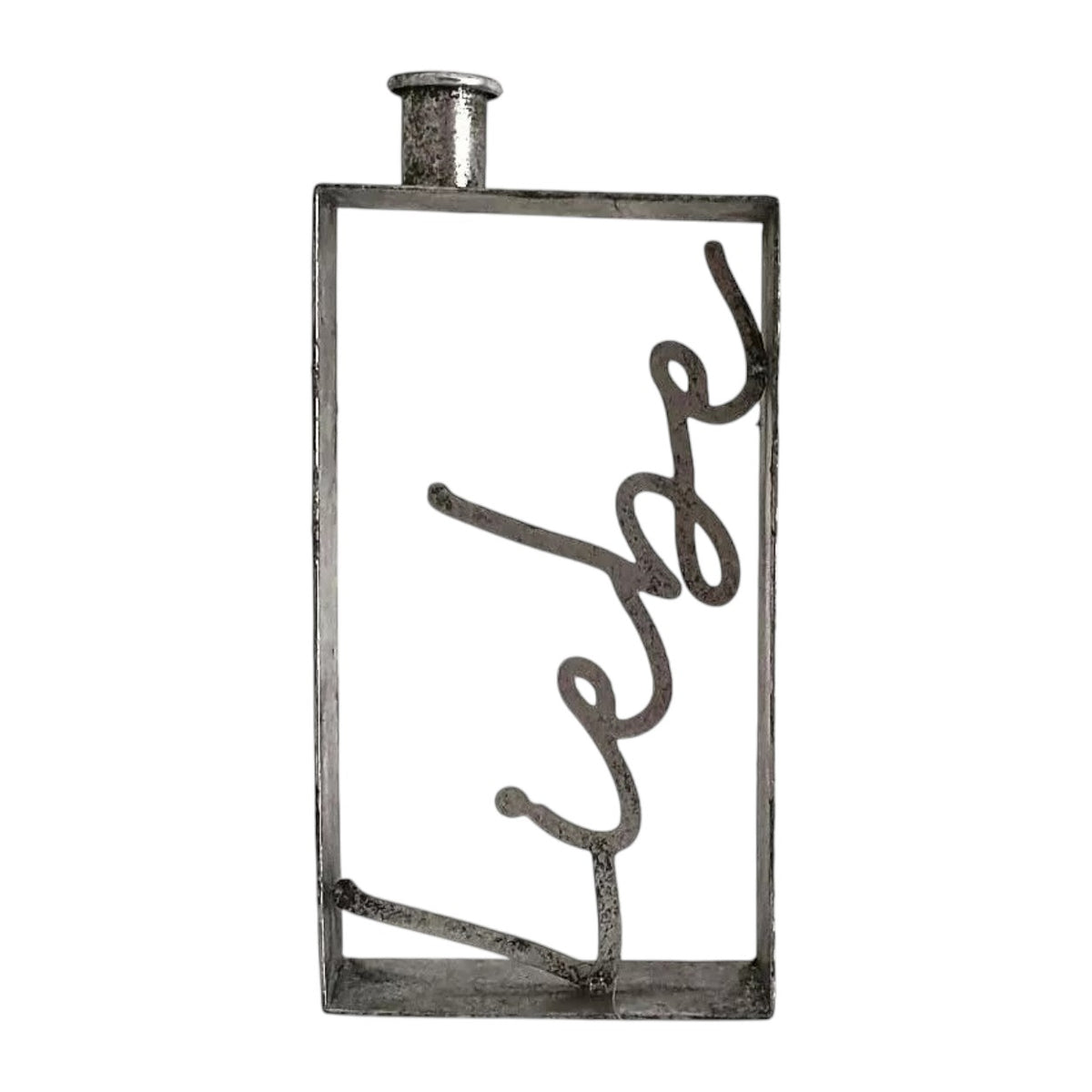 Kerzenständer 21 x 12 cm » Kerzenhalter »  Liebe Geschenk » robuster Leuchter » Deko Kerzen Halter aus Handarbeit