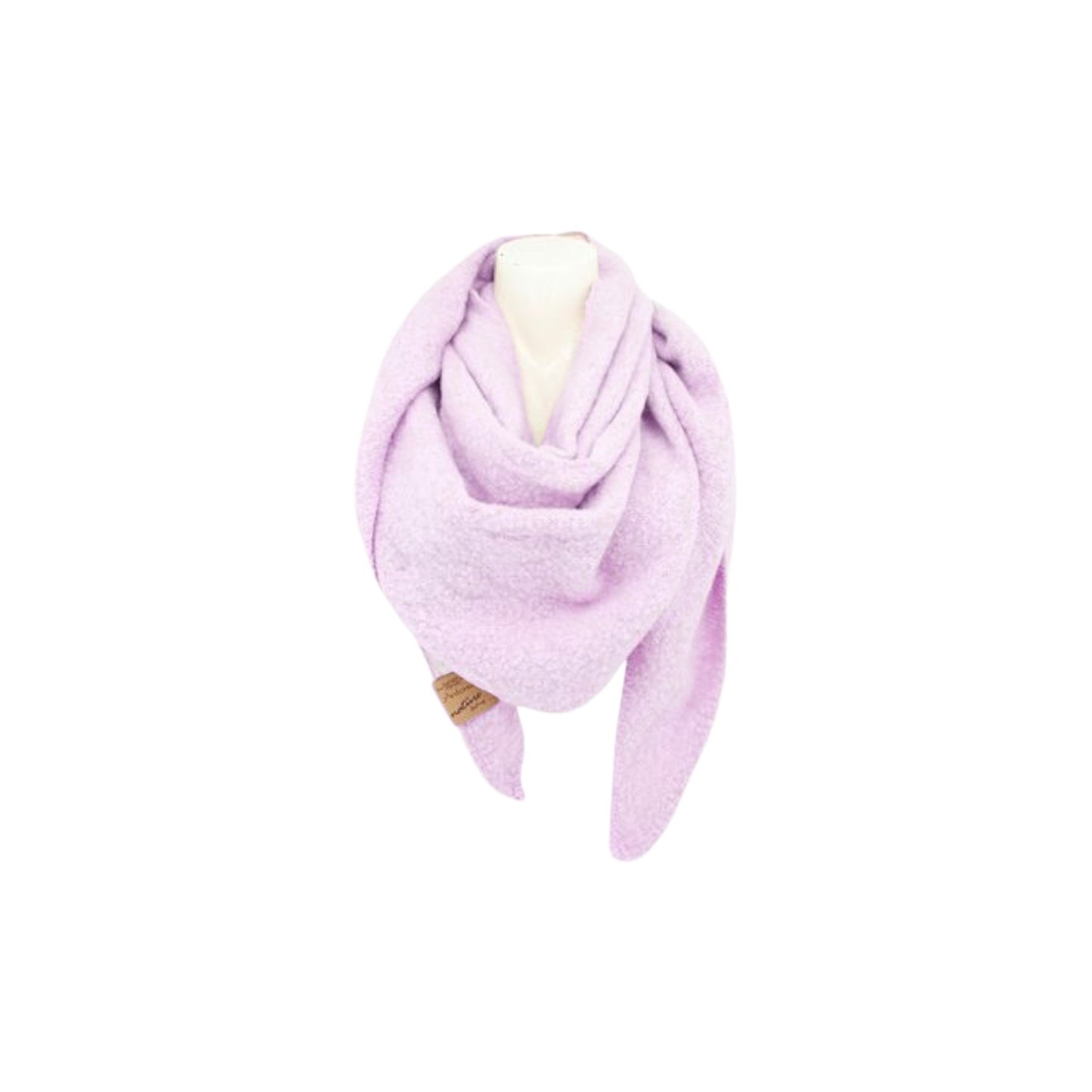 Winter Damen Schal Bouclé » Damenschal » Dreiecksschal 200x70 cm » Winterschal Alpaca Touch-Feeling » weich & flauschig