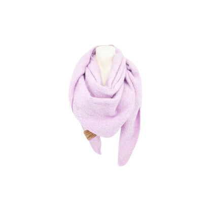 Winter Damen Schal Bouclé » Damenschal » Dreiecksschal 200x70 cm » Winterschal Alpaca Touch-Feeling » weich & flauschig